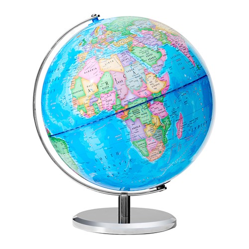 World globe metal stand - 13'',